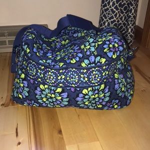 Vera Bradley Indigo Pop Weekender Bag